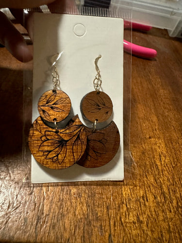 Floral earrings
