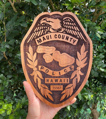 Maui County Mini Police Badge