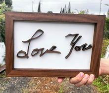 Load image into Gallery viewer, 3D Handwritten note