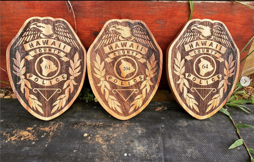 Hawai'i County Mini Police Badge