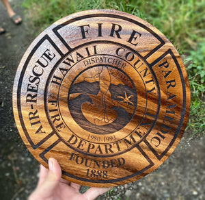 Hawai'i Fire paramedic air rescue badge