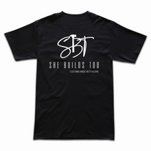 Load image into Gallery viewer, &quot;She Builds Too Hawai&#39;i&quot; Logo T-shirt